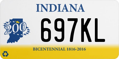 IN license plate 697KL