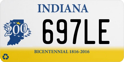 IN license plate 697LE