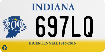 IN license plate 697LQ