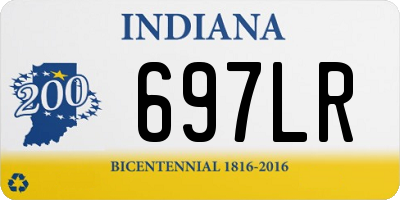 IN license plate 697LR
