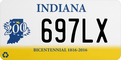 IN license plate 697LX