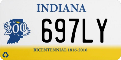 IN license plate 697LY