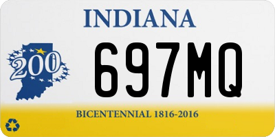 IN license plate 697MQ