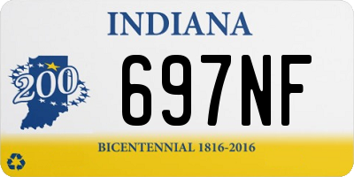 IN license plate 697NF