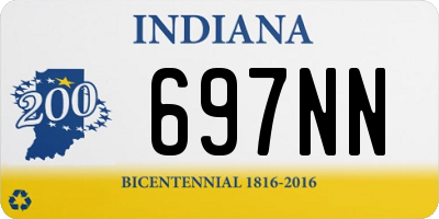 IN license plate 697NN