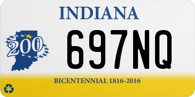 IN license plate 697NQ