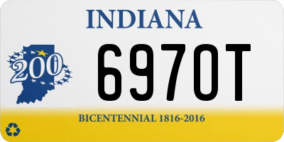 IN license plate 697OT
