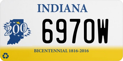 IN license plate 697OW