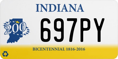 IN license plate 697PY