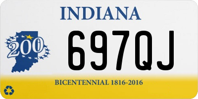 IN license plate 697QJ