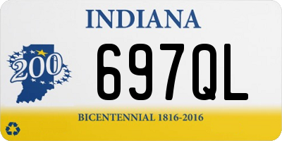 IN license plate 697QL
