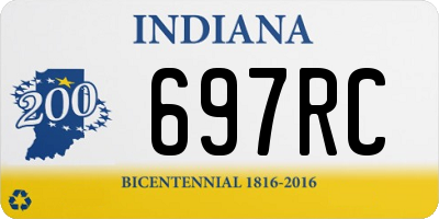 IN license plate 697RC