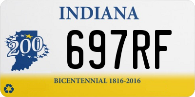IN license plate 697RF