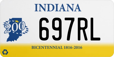 IN license plate 697RL