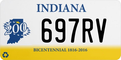 IN license plate 697RV