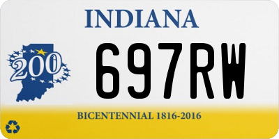 IN license plate 697RW