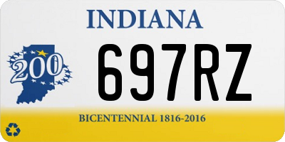 IN license plate 697RZ