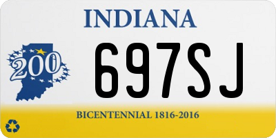 IN license plate 697SJ