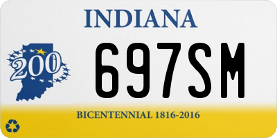 IN license plate 697SM