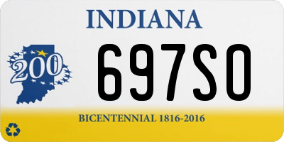 IN license plate 697SO