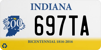 IN license plate 697TA