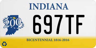 IN license plate 697TF