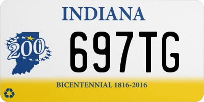IN license plate 697TG