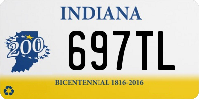 IN license plate 697TL