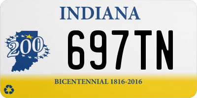 IN license plate 697TN