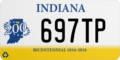 IN license plate 697TP