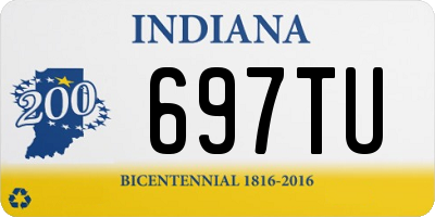 IN license plate 697TU