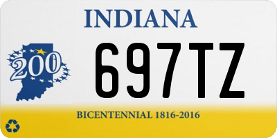 IN license plate 697TZ