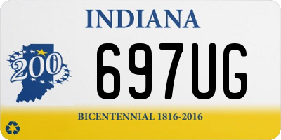IN license plate 697UG