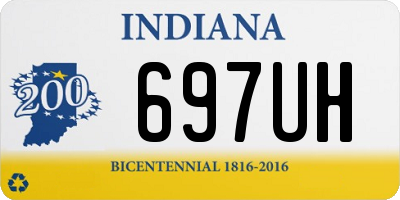 IN license plate 697UH