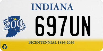 IN license plate 697UN