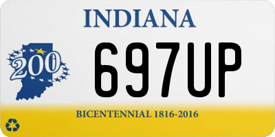 IN license plate 697UP