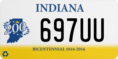 IN license plate 697UU