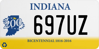 IN license plate 697UZ