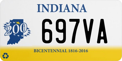 IN license plate 697VA