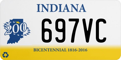 IN license plate 697VC