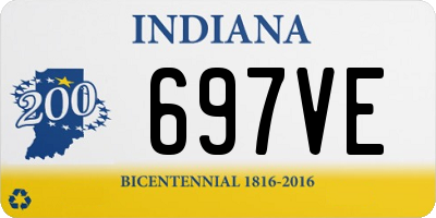 IN license plate 697VE
