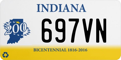 IN license plate 697VN