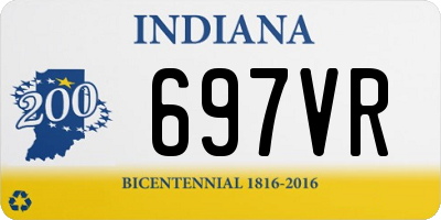 IN license plate 697VR