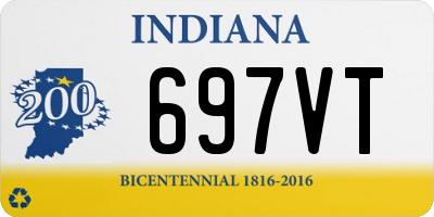 IN license plate 697VT