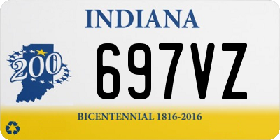 IN license plate 697VZ