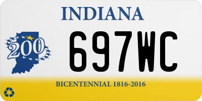 IN license plate 697WC
