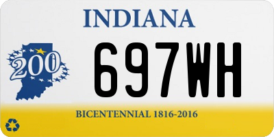 IN license plate 697WH