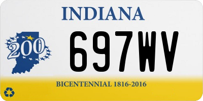 IN license plate 697WV