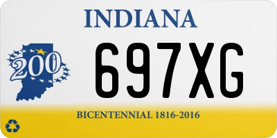 IN license plate 697XG