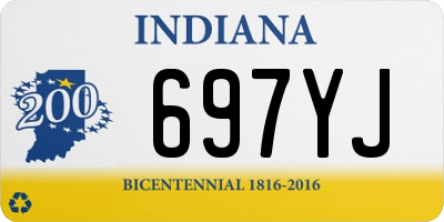 IN license plate 697YJ
